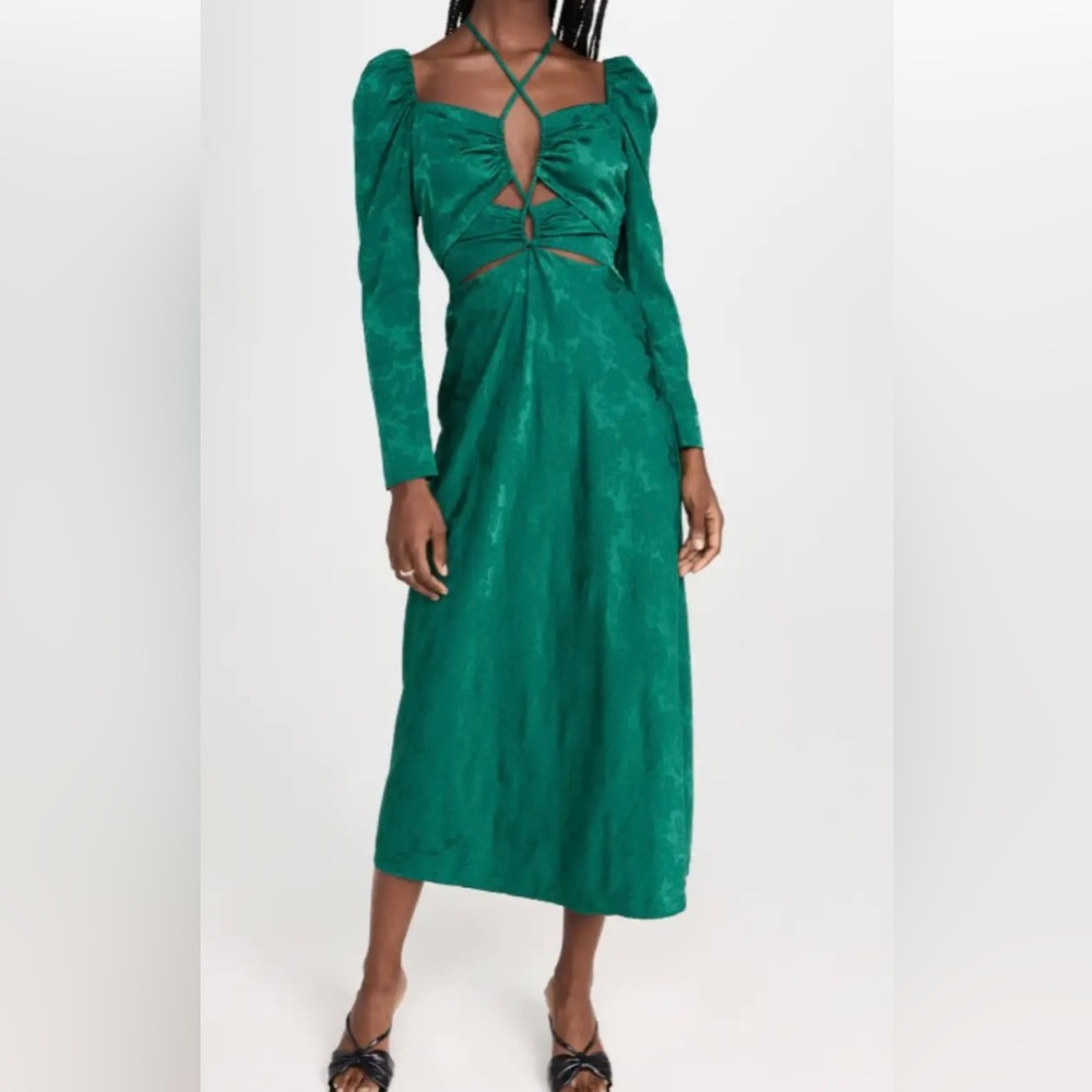 WAYF 
Adeline Halter Cut Out Midi Dress